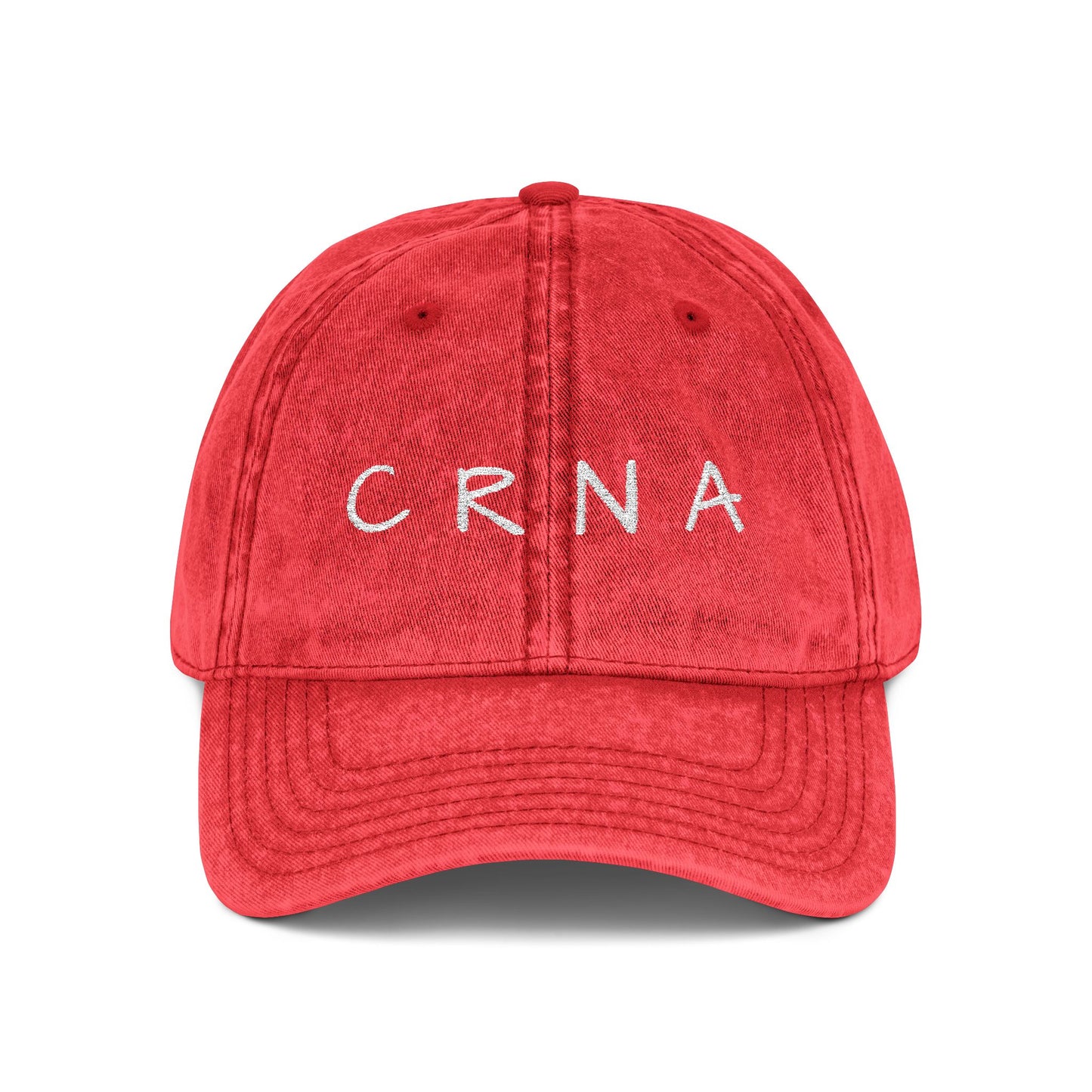 Embroidered "CRNA" Vintage Cap
