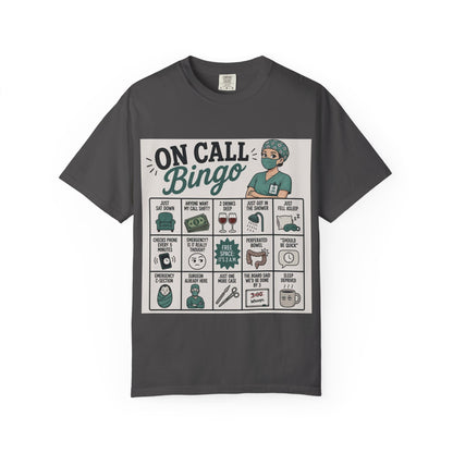 On Call Bingo T-shirt | Operating Room Humor Tee