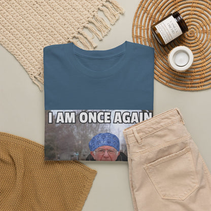 I Am Once Again Asking For A Flip Room T-Shirt | Bernie Meme Tee