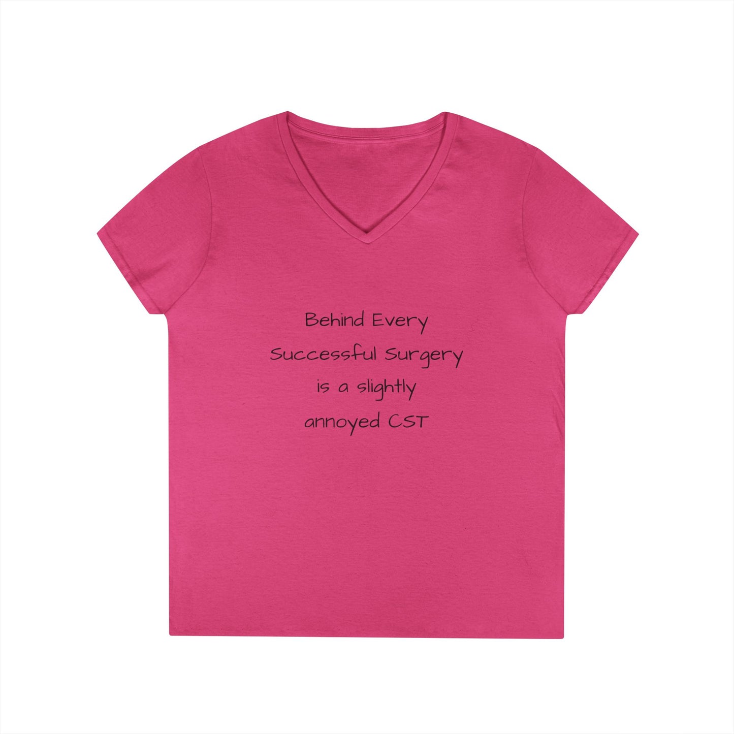 Funny CST V-Neck T-Shirt