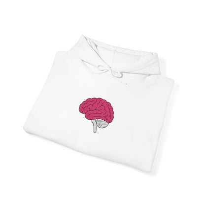 Anatomical Brain Embroidered Hoodie