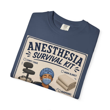 Anesthesia Survival Kit T-shirt | Nurse Anesthetist OR Student CRNA Tee