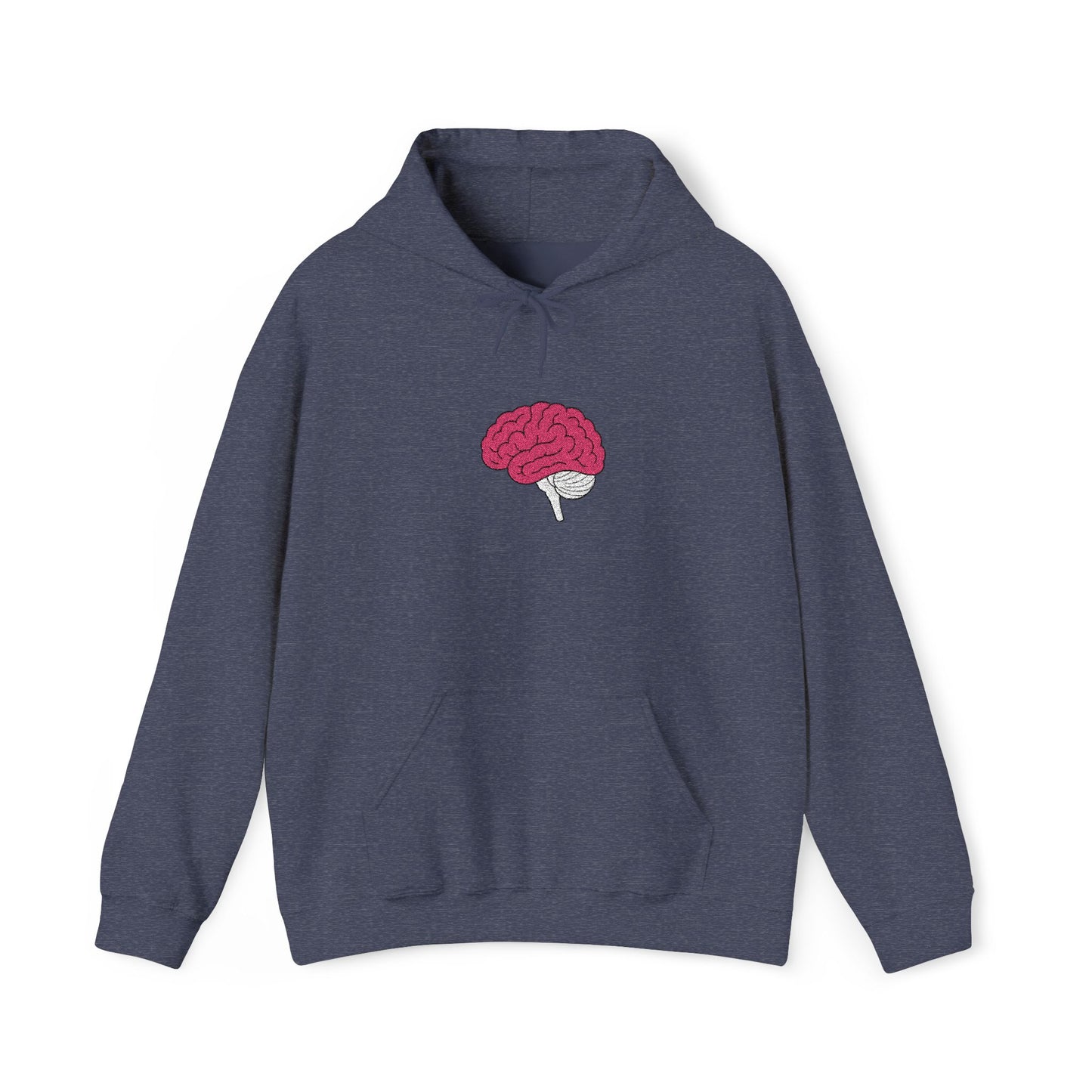 Anatomical Brain Embroidered Hoodie