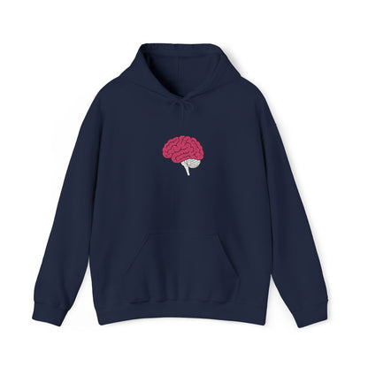 Anatomical Brain Embroidered Hoodie