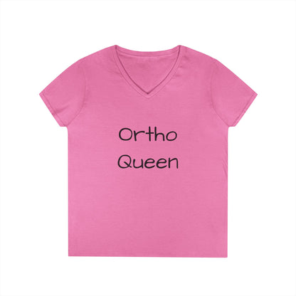 "Ortho Queen" V-Neck T-Shirt