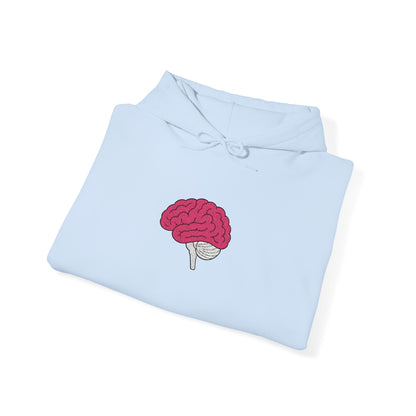 Anatomical Brain Embroidered Hoodie