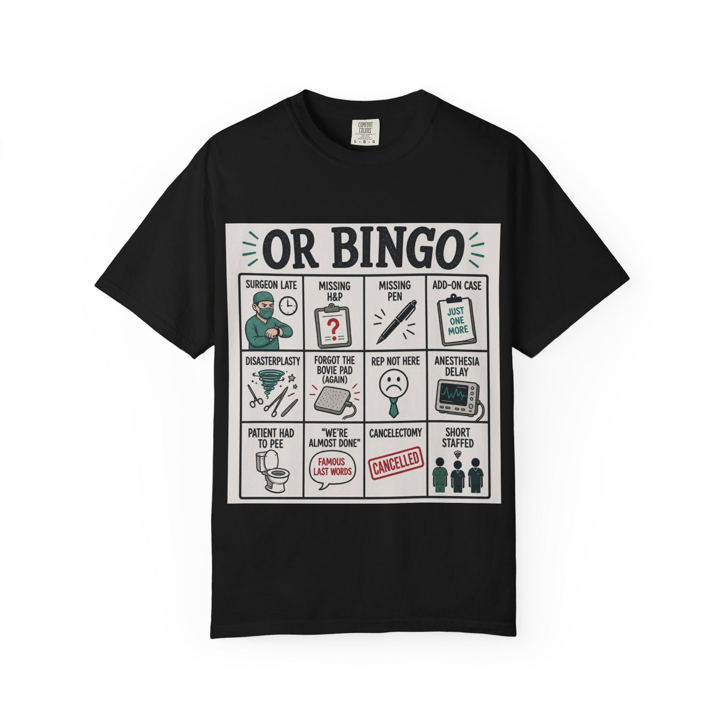 Operating Room Bingo T-Shirt
