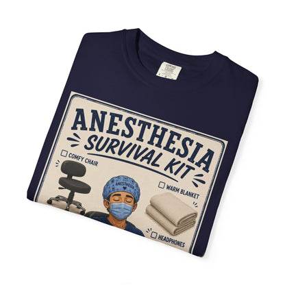 Anesthesia Survival Kit T-shirt | Nurse Anesthetist OR Student CRNA Tee