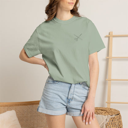 Surgical Instruments Logo T-Shirt | Minimal Pocket Graphic