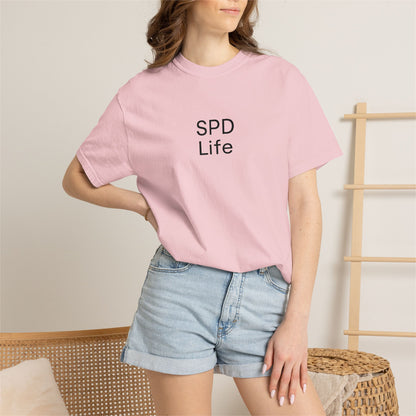 SPD Life T-Shirt | Minimal Text Graphic Tee