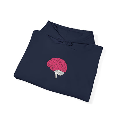 Anatomical Brain Embroidered Hoodie