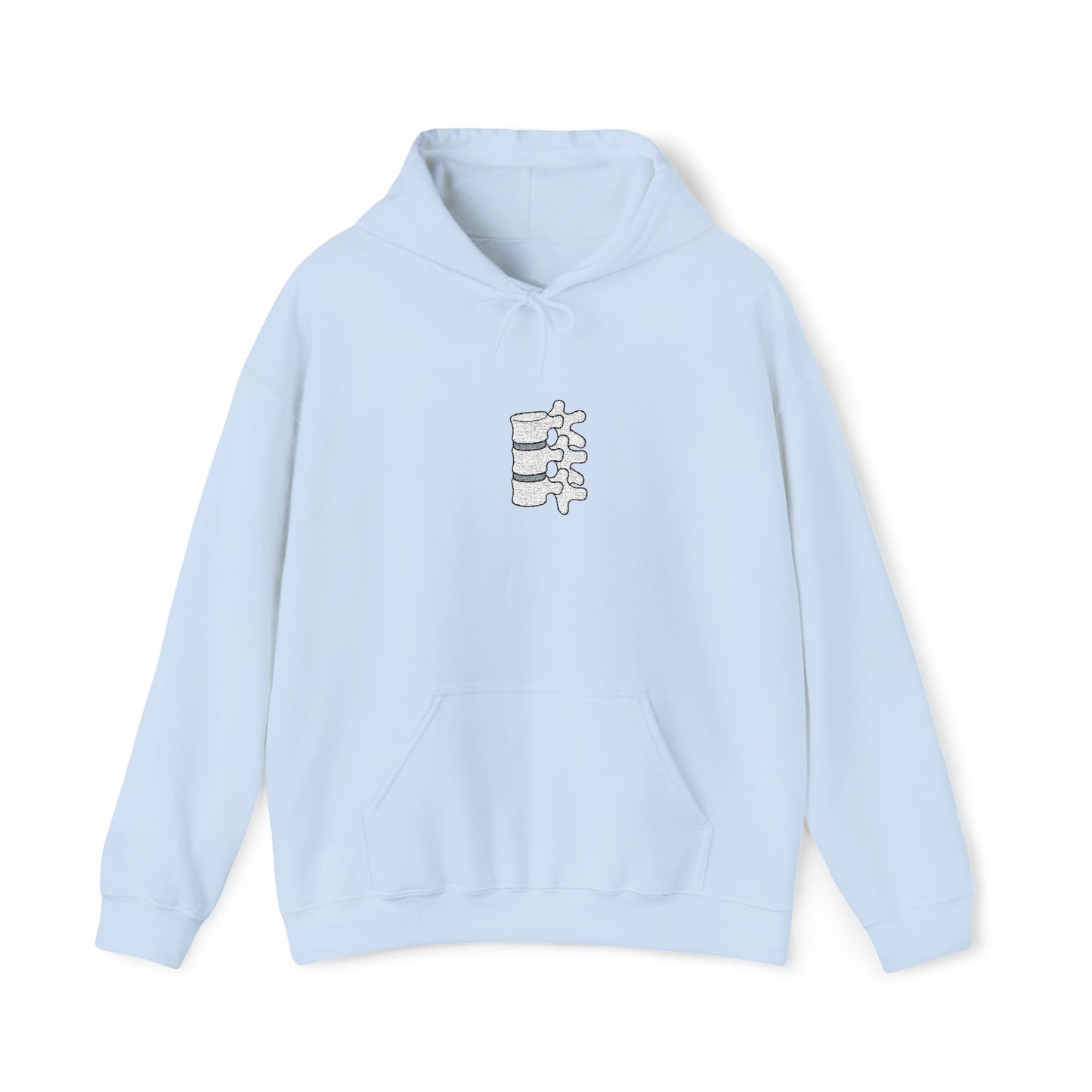Anatomical Spine Embroidered Hoodie