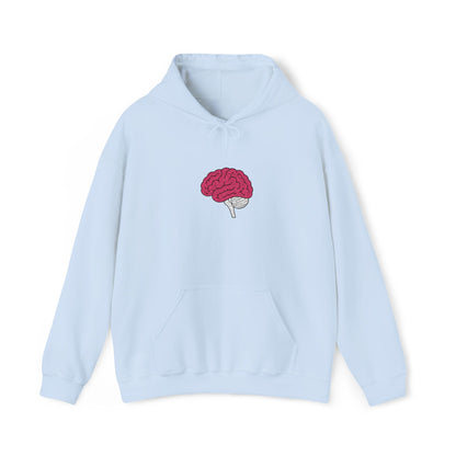 Anatomical Brain Embroidered Hoodie