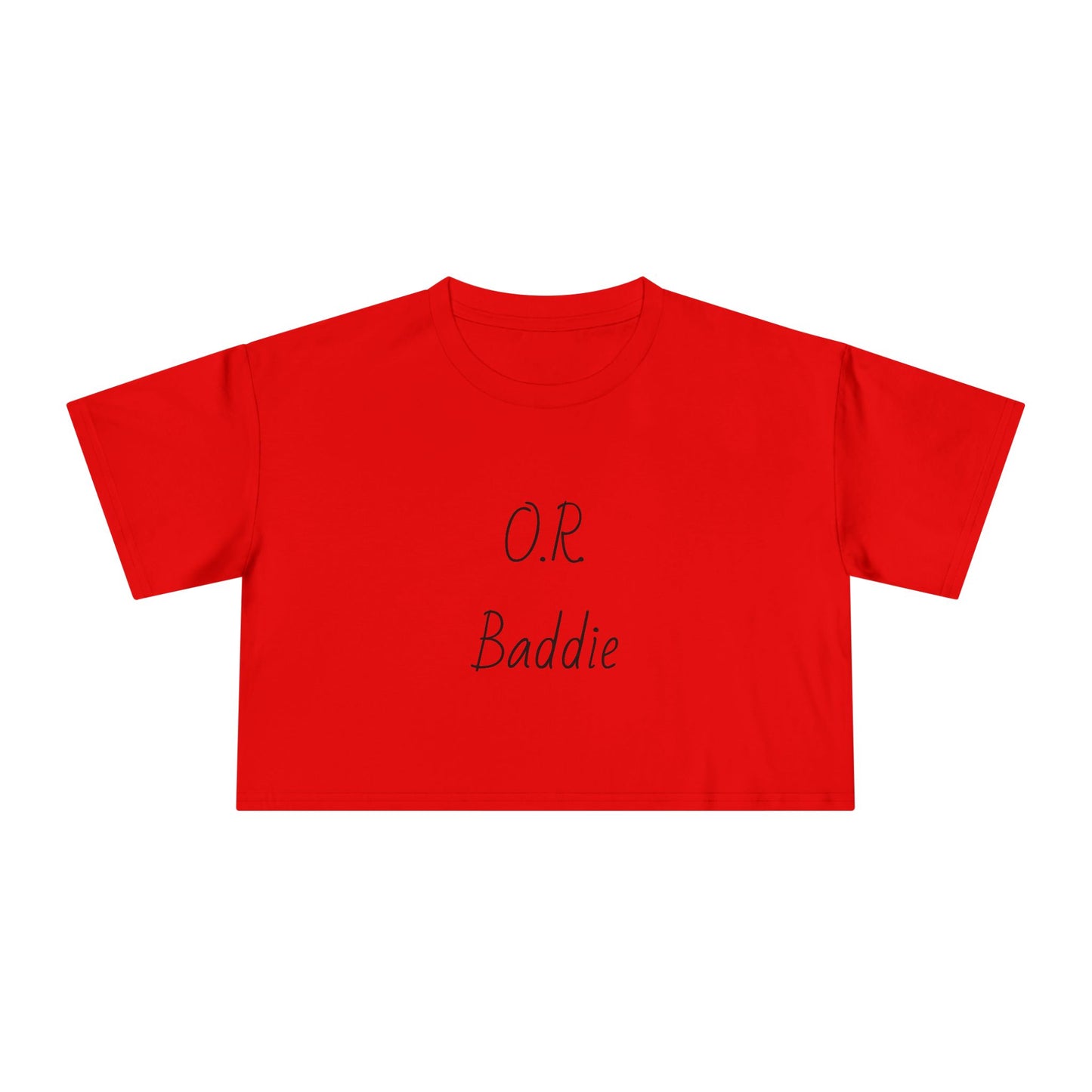 O.R. Baddie Women's Crop Tee — Surgical Nurse Crop Top