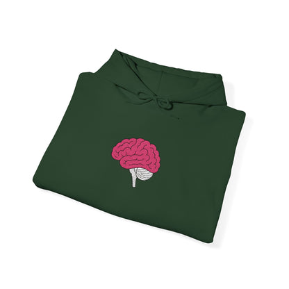 Anatomical Brain Embroidered Hoodie