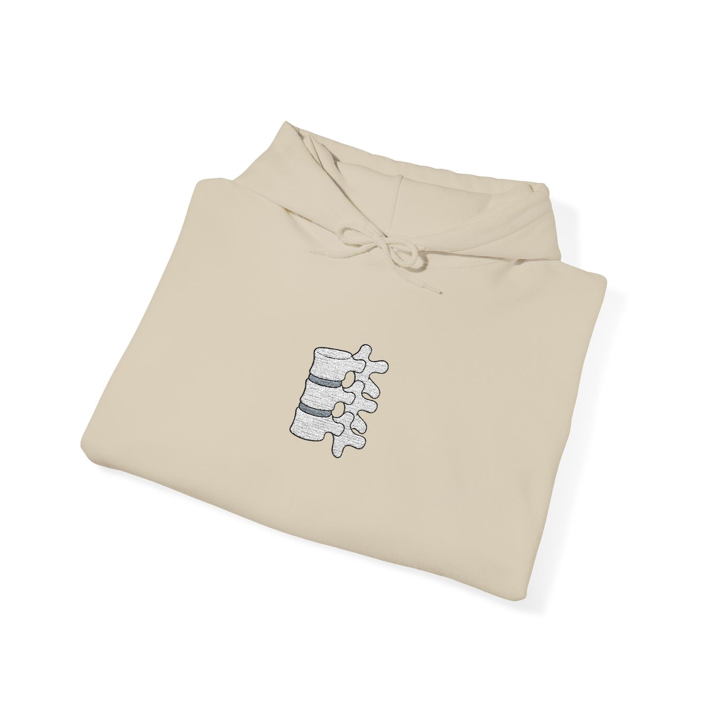 Anatomical Spine Embroidered Hoodie