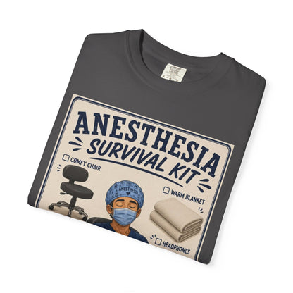 Anesthesia Survival Kit T-shirt | Nurse Anesthetist OR Student CRNA Tee