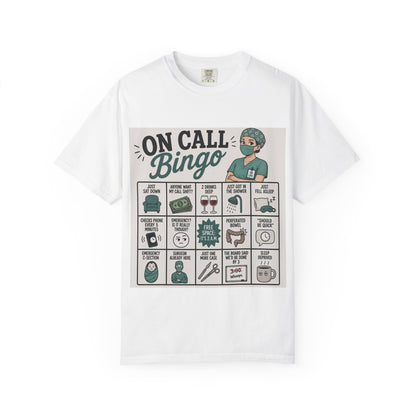 On Call Bingo T-shirt | Operating Room Humor Tee