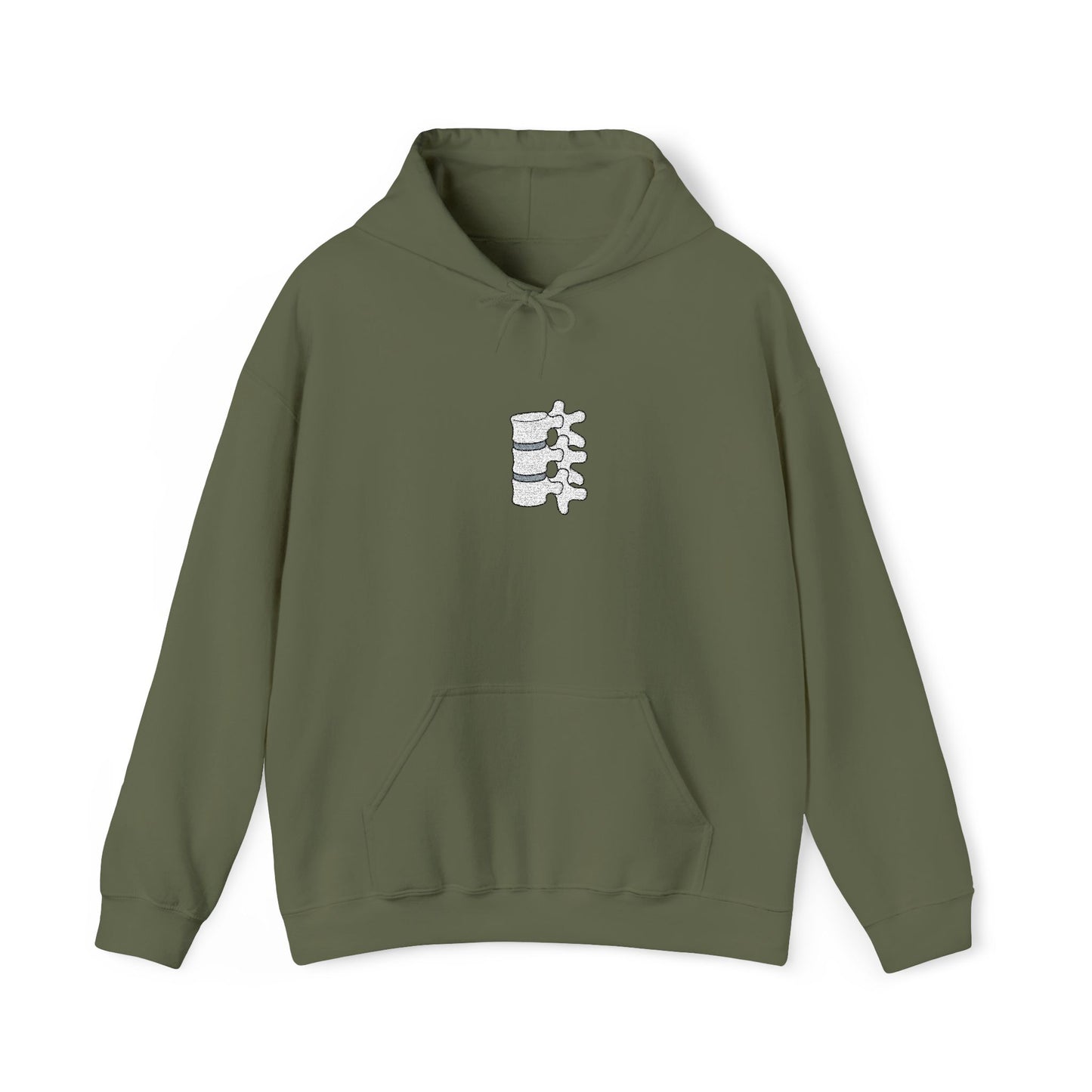 Anatomical Spine Embroidered Hoodie
