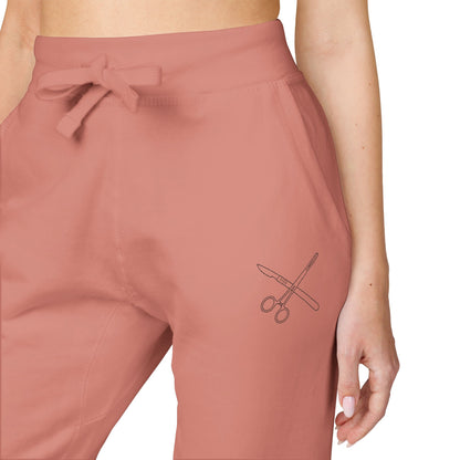Embroidered Surgical Instruments Fleece Sweatpants