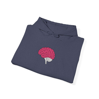 Anatomical Brain Embroidered Hoodie