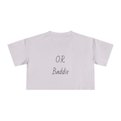 O.R. Baddie Women's Crop Tee — Surgical Nurse Crop Top