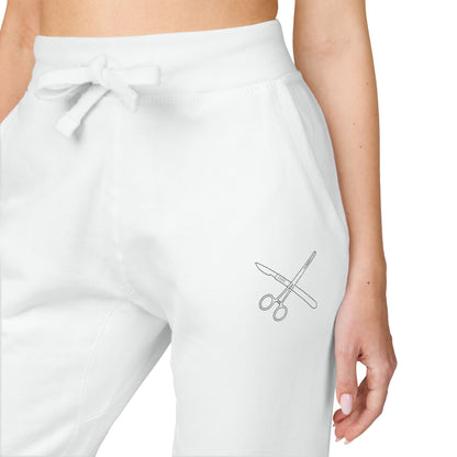Embroidered Surgical Instruments Fleece Sweatpants