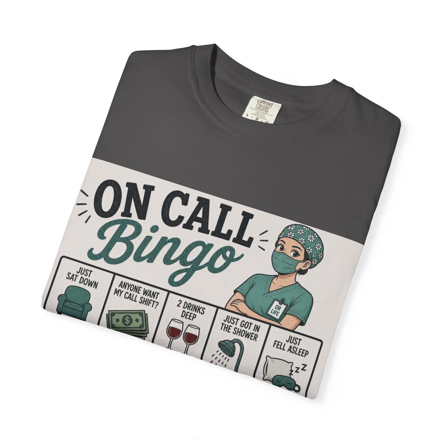 On Call Bingo T-shirt | Operating Room Humor Tee