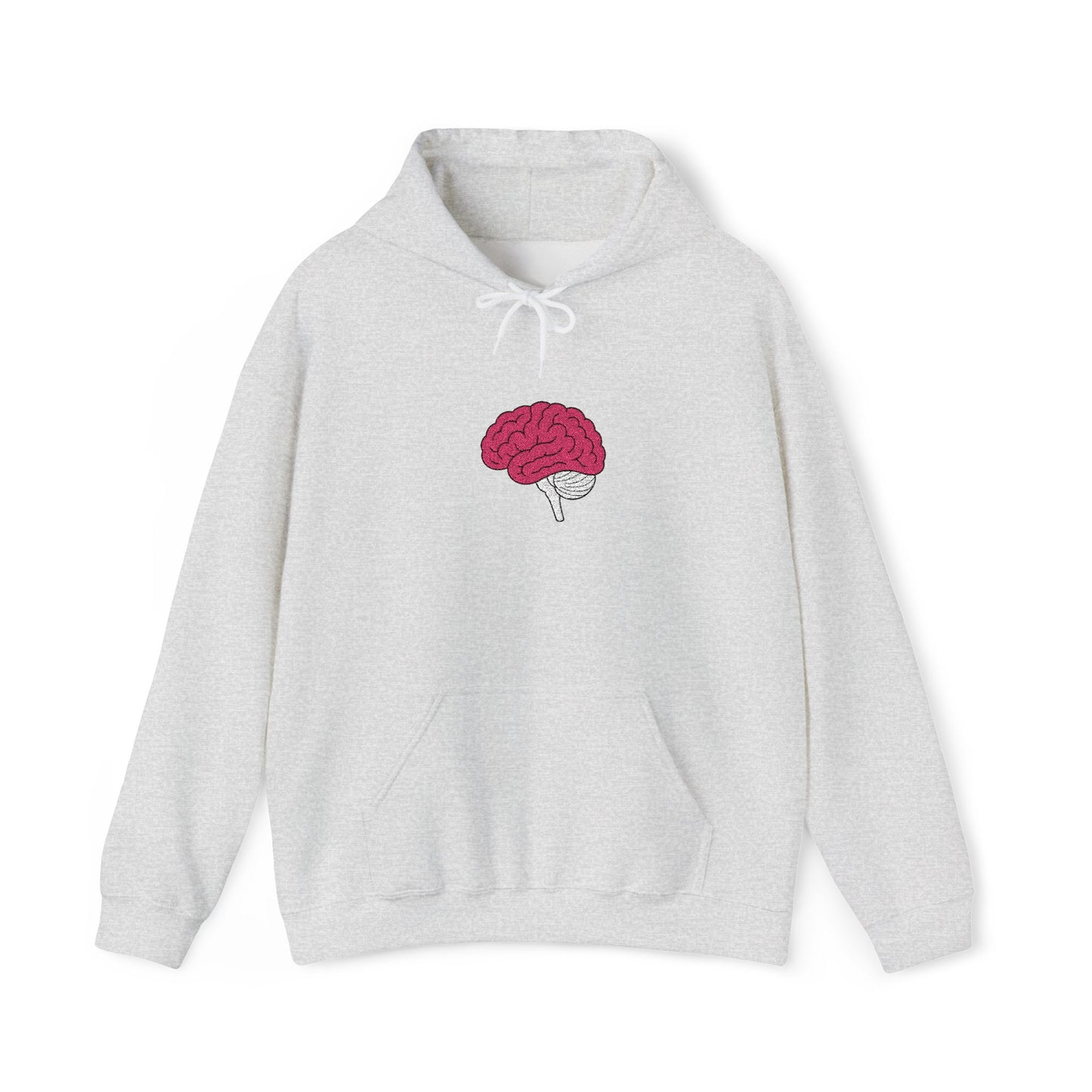 Anatomical Brain Embroidered Hoodie