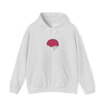 Anatomical Brain Embroidered Hoodie