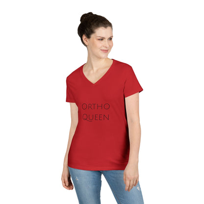 Ortho Queen V-Neck T-Shirt — Funny Ortho Tee