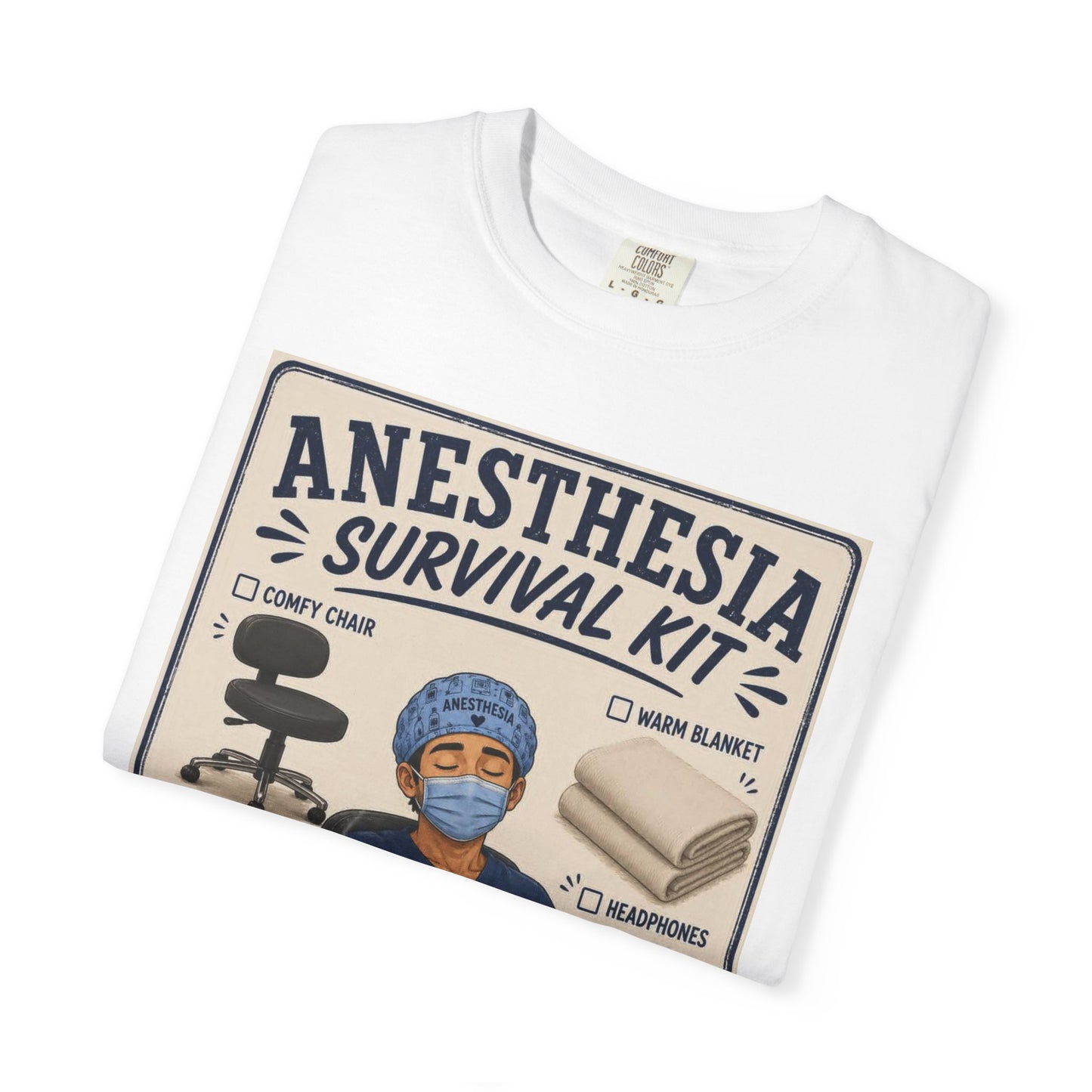 Anesthesia Survival Kit T-shirt | Nurse Anesthetist OR Student CRNA Tee