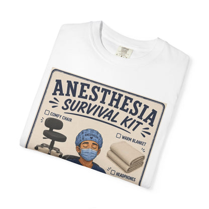 Anesthesia Survival Kit T-shirt | Nurse Anesthetist OR Student CRNA Tee