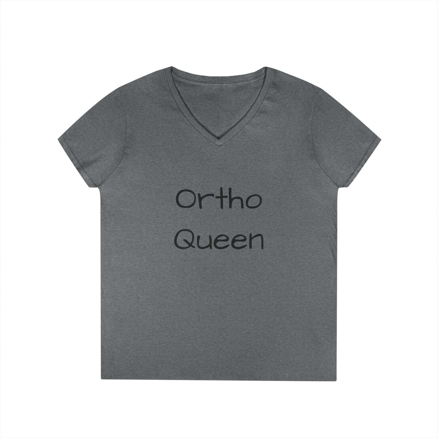 "Ortho Queen" V-Neck T-Shirt