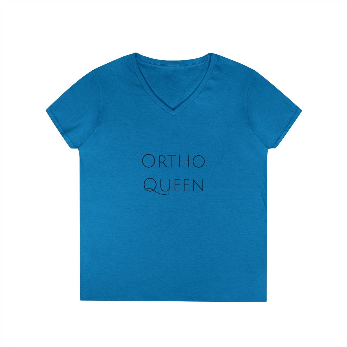 Ortho Queen V-Neck T-Shirt — Funny Ortho Tee