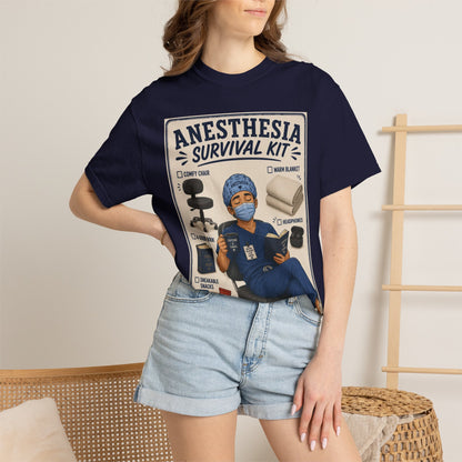Anesthesia Survival Kit T-shirt | Nurse Anesthetist OR Student CRNA Tee