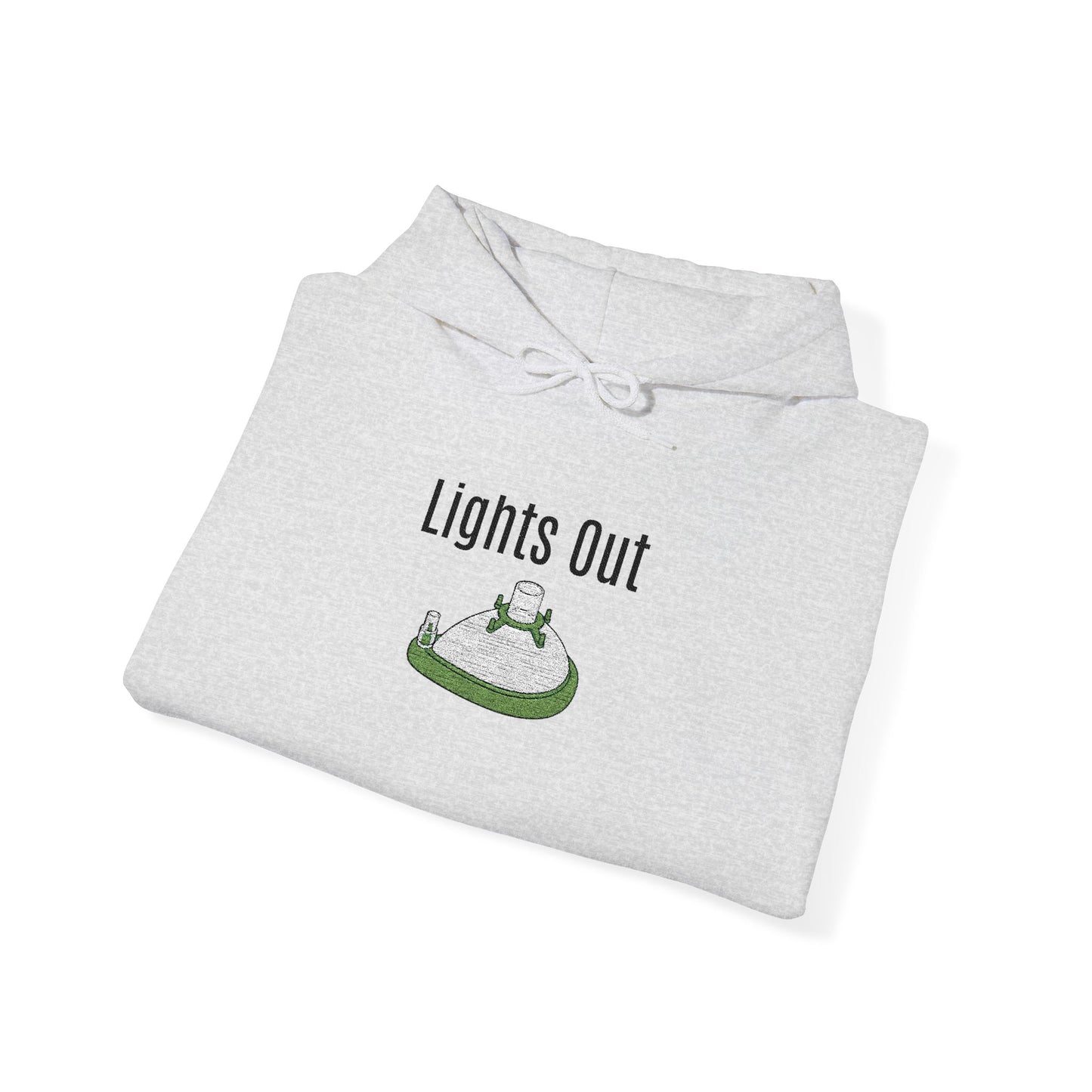 "Lights Out" Embroidered Anesthesia Hoodie