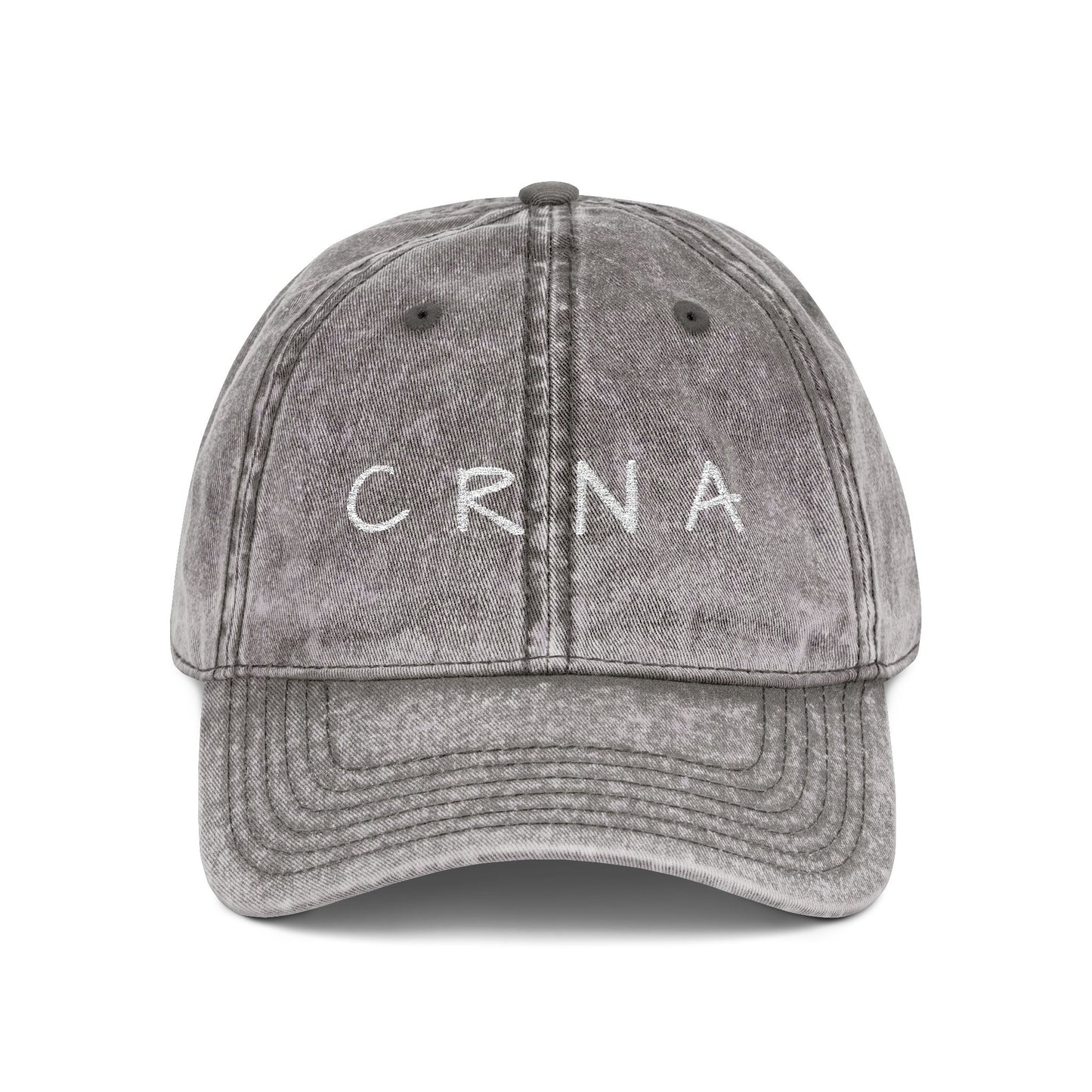 Embroidered "CRNA" Vintage Cap