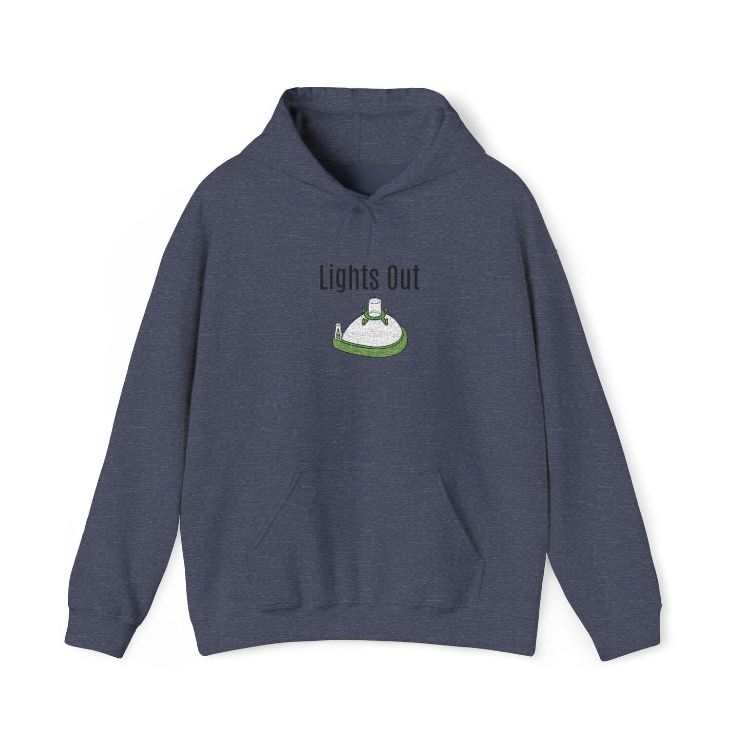 "Lights Out" Embroidered Anesthesia Hoodie