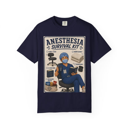 Anesthesia Survival Kit T-shirt | Nurse Anesthetist OR Student CRNA Tee