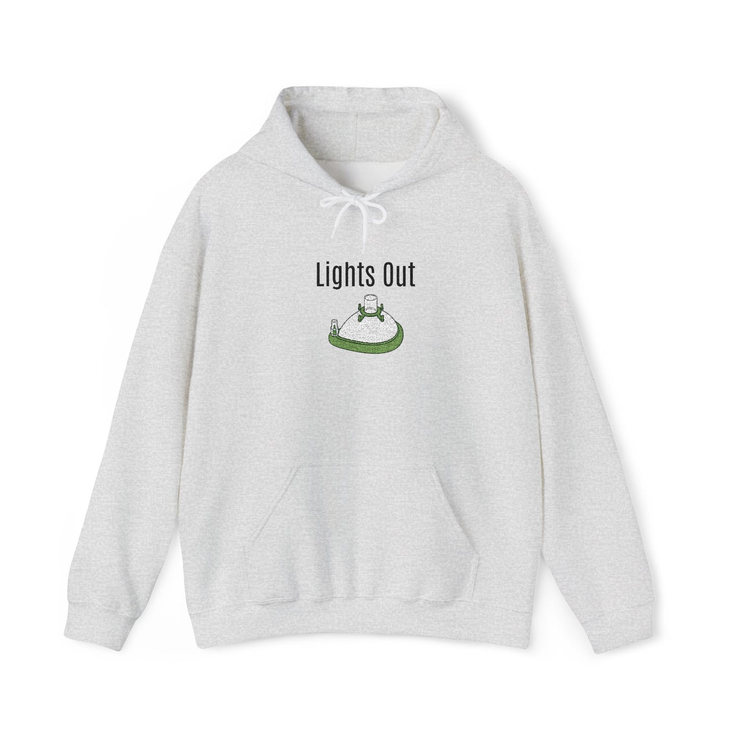"Lights Out" Embroidered Anesthesia Hoodie