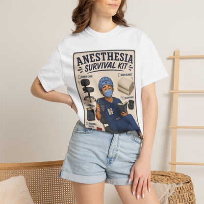Anesthesia Survival Kit T-shirt | Nurse Anesthetist OR Student CRNA Tee