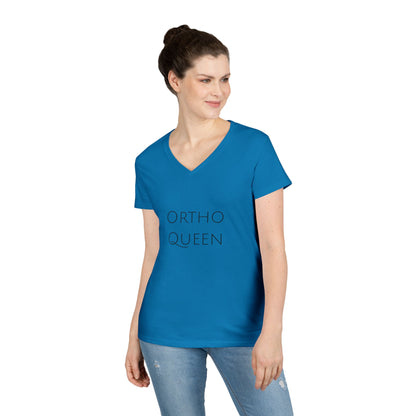 Ortho Queen V-Neck T-Shirt — Funny Ortho Tee