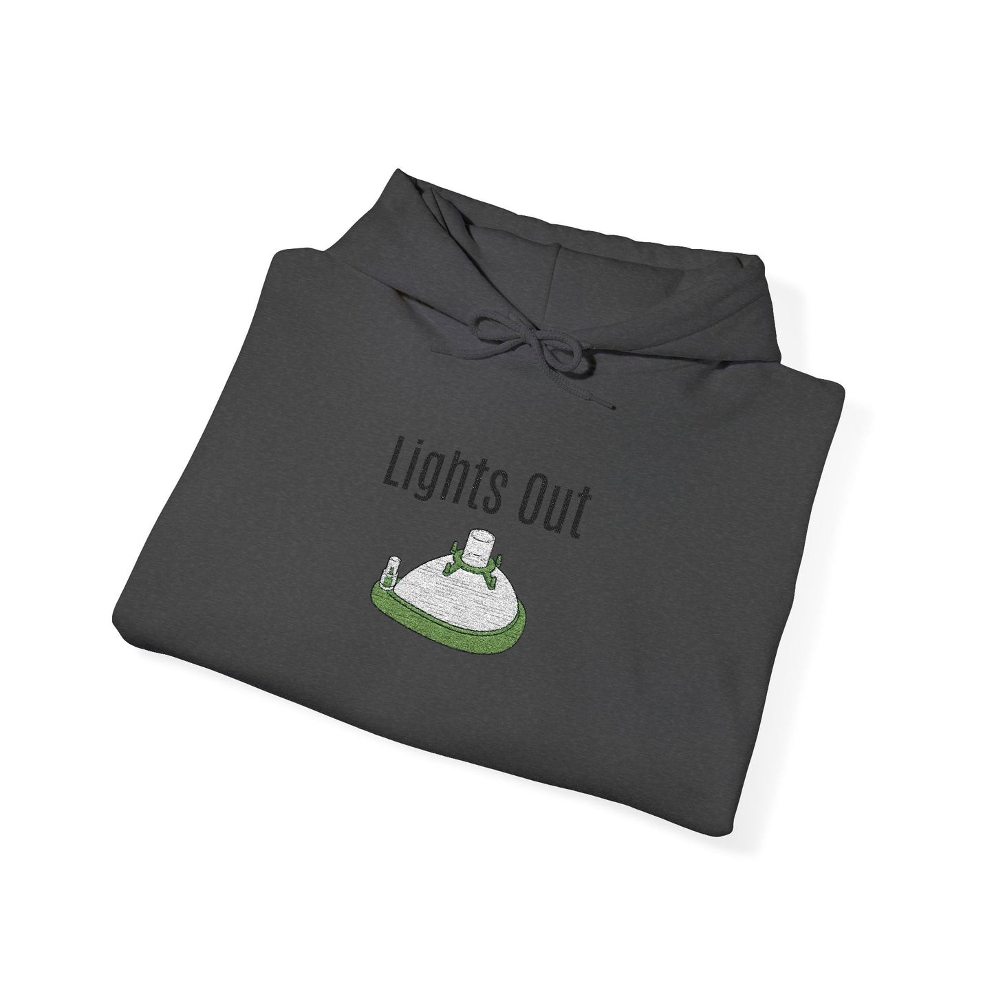"Lights Out" Embroidered Anesthesia Hoodie