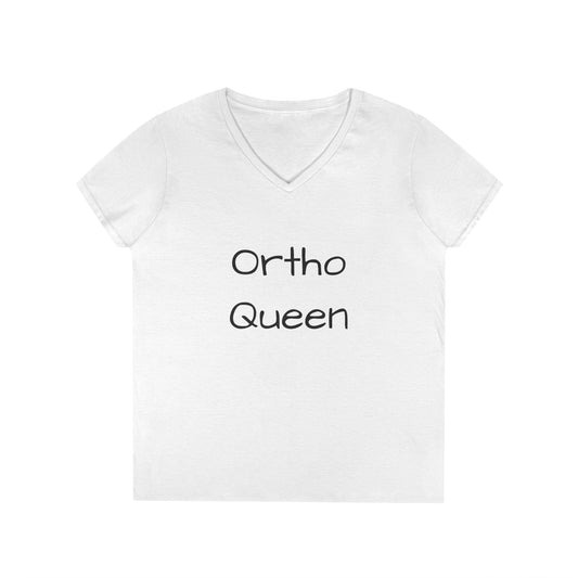 "Ortho Queen" V-Neck T-Shirt