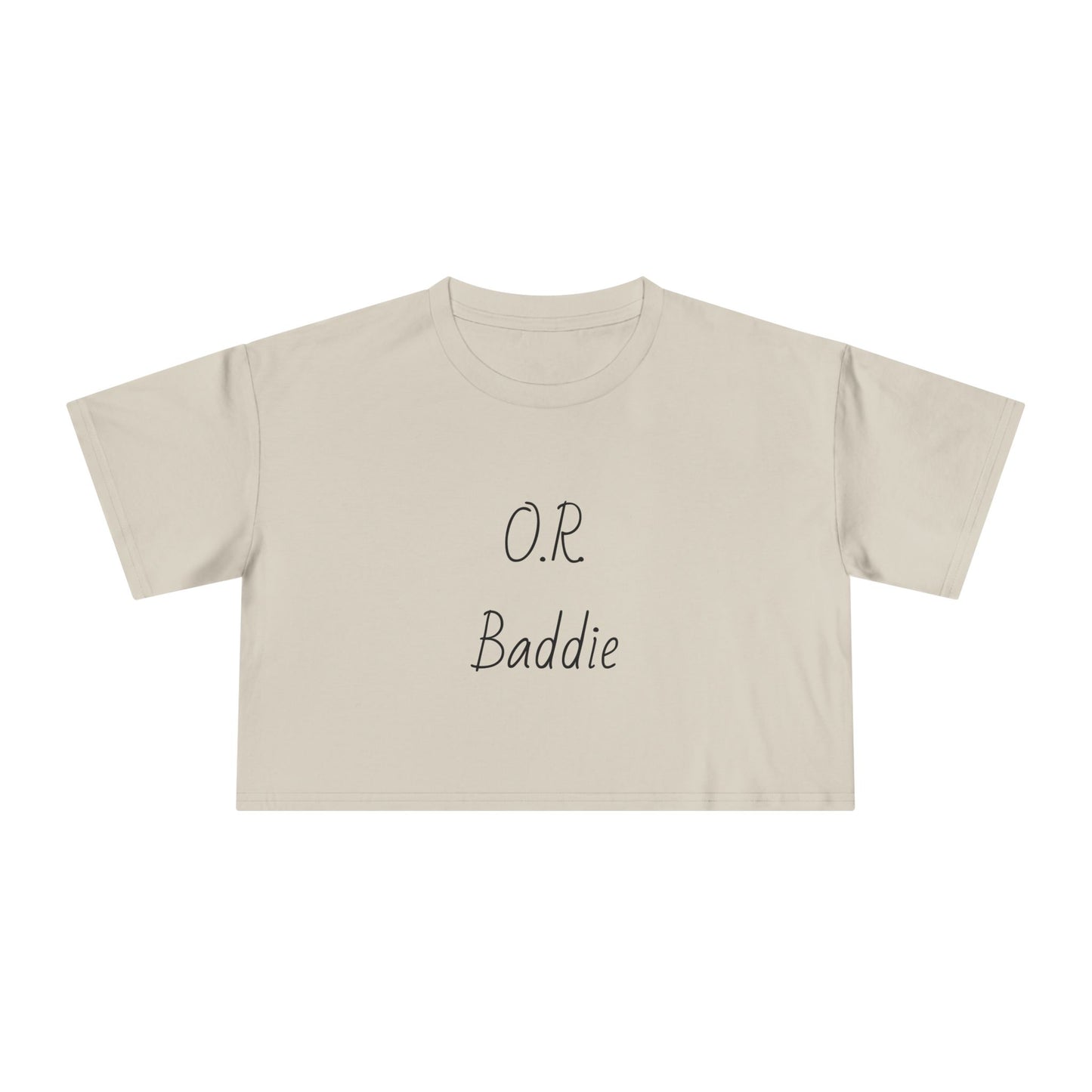 O.R. Baddie Women's Crop Tee — Surgical Nurse Crop Top