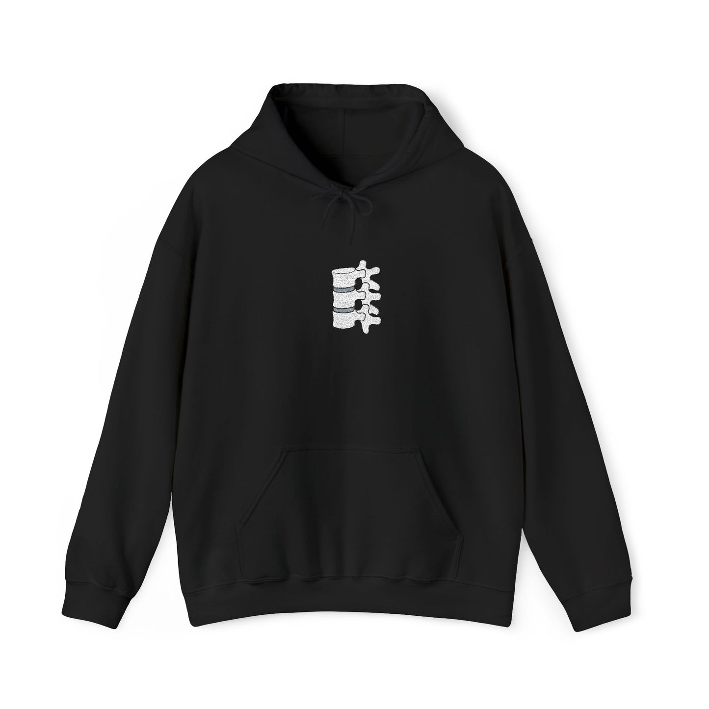 Anatomical Spine Embroidered Hoodie