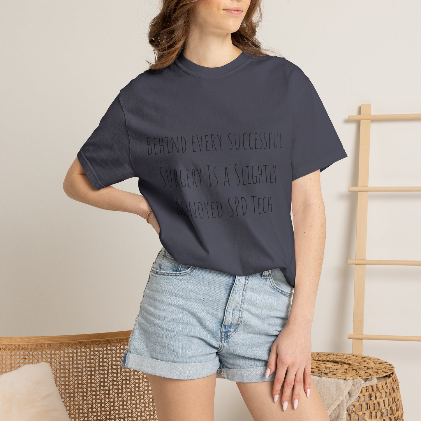 Surgery SPD Tech T-Shirt — "Behind Every Successful Surgery" Medical Tech Tee