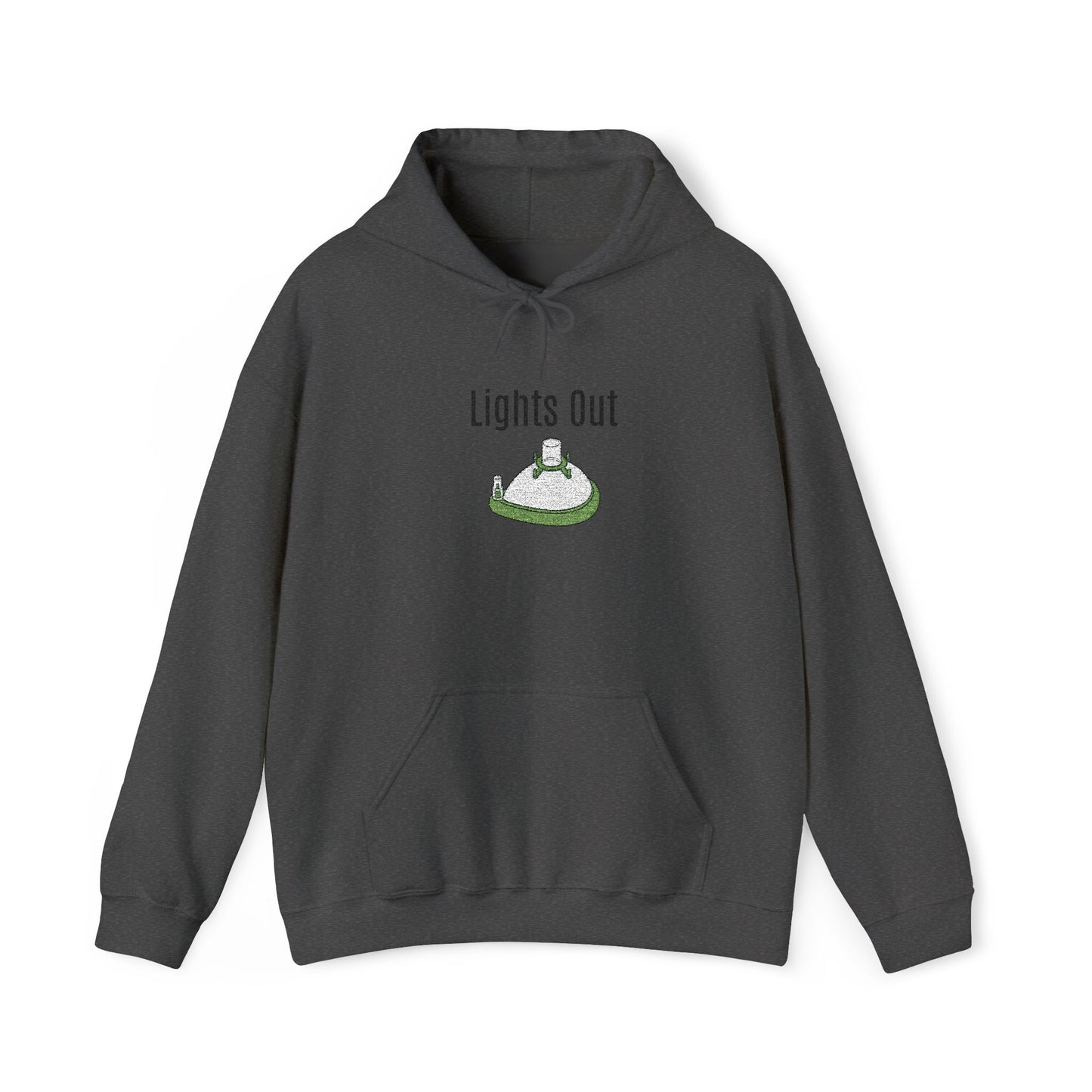 "Lights Out" Embroidered Anesthesia Hoodie