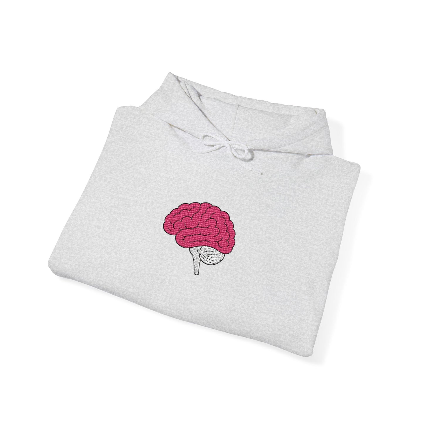 Anatomical Brain Embroidered Hoodie